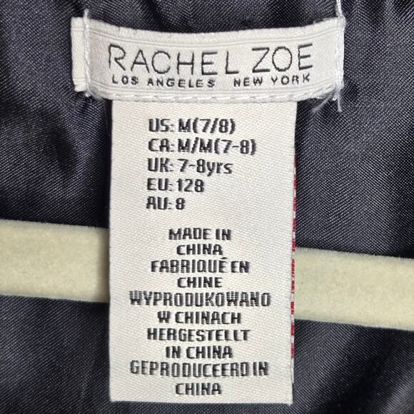 RACHEL ZOE Girl's Black Faux Fur Vest Size 7/8 - Picture 7 of 9